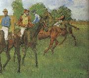 Edgar Degas The horse in the race oil on canvas